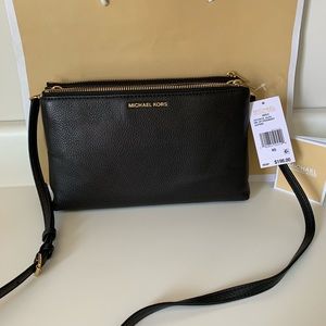 Michael Kors Adele double zipped Crossbody